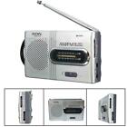 AM FM Battery Operated Mini Portable Pocket Radio Receiver Best Reception OZ2