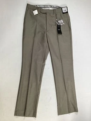 Mens Angelo Rossi Taupe Dress Pants Size 32x30 NEW - Image 1 of 4