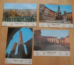 Lot of 4 Italy 1950s Fonoscope the Singing Post Card Use it as normal record#1 - Picture 1 of 8