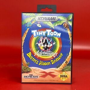 Tiny Toon Adventures: Buster's Hidden Treasure (Sega Genesis) Complete Tested