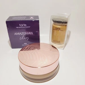 tarte Amazonian Clay 42N tan neutral Liquid Gem Foundation 0.5 oz. W/ Blur Brush - Picture 1 of 16