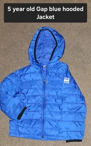 GAP hooded Jacket Blue 5 Year Old - Picture 1 of 1