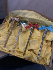 🌸Harry Potter Inspired Christmas Tree Decorations Wands Handmade & Gift Box🌸🎄 - Picture 1 of 24