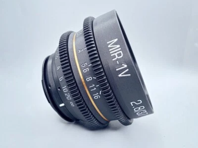 📸 Mir 1b 1v 2.8 / 37mm REHOUSE BLACK BOKEH lens Cinemod Sony E-Mount - Image 1 of 4