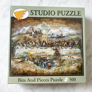 Pezzi E Pezzi L'Ultima Cena Ruane Manning Puzzle 500 Pezzi NUOVO Sigillato - Foto 1 di 5