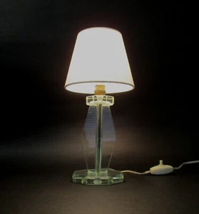 ✅ ANTICA ELEGANTE LAMPADA PIETRO CHIESA IN CRISTALLO EPOCA 1950 ANTIQUE - 1620 - Picture 1 of 8