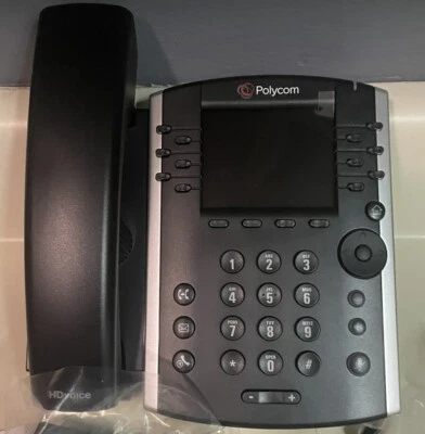 Telefone IP Polycom VVX 410 Gigabit PoE 12 linhas - Preto - Imagem 1 de 4