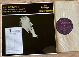 RCA VIC 1185 VERDI OTELLO EXCERPTS LP MARTINELLI TIBBETT (1966) EX ENGLAND - Bild 1 von 3