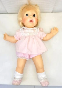 1985 J Turner 20" Blonde Hasbro Baby Doll USA w/ Pink Outfit ~ VTG ~ T363A - Picture 1 of 10