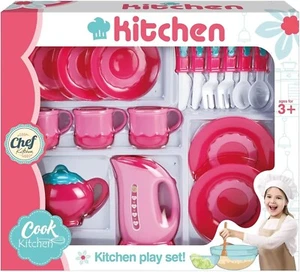 YSAMAX Kitchen Pretend Play Tea Set for Girls, Food Kettle Toy Set, 16 Pcs - Picture 1 of 1
