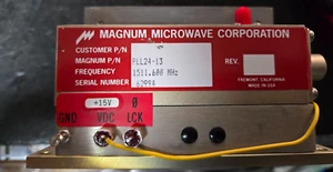 Magnum MW PLL24-13 Brick Oscillator Ext Ref +15V tested see analyzer plots - Picture 1 of 8