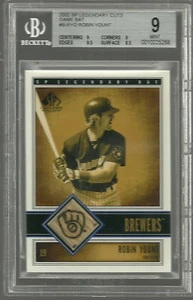 ROBIN YOUNT 2002 SP LEGENDARY CUTS BAT BGS 9 9.5 X 3 8.5 BASEBALL RELIC HOF - Picture 1 of 1