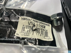 VIBRANT Oxygen Sensor Plug Cap NUT BOLT Fitting 18mm x 1.5 Steel Wideband  O2 - Picture 1 of 1