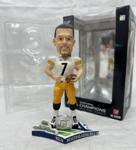 RARE Ben Roethlisberger Forever Collectibles Super Bowl Ring Base Bobblehead  - Picture 1 of 5