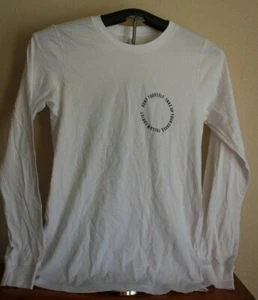 DENY YOURSELF.TAKE UP YOUR CROSS. FOLLOW CHRIST.. Long Sleeve T-Shirt, White, Sm - Picture 1 of 6
