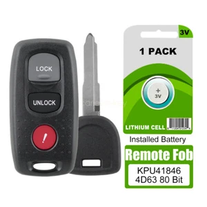 Mando a distancia de repuesto para Mazda 3 2004-2006 + llave transpondedor de encendido - Imagen 1 de 11