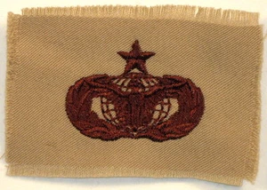 USAF Air Force Senior Force Protection Badge Insignia Desert Uniform Patch - Picture 1 of 1