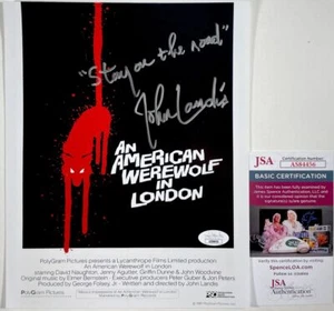 John Landis Signed An American Werewolf In London 8x10 Photo A JSA COA - Picture 1 of 1