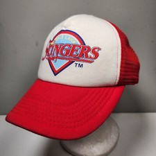 Salt Lake Stingers Hat Cap Strap Back Red Trucker Mesh Adjustable Baseball Men's
