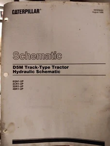 CAT Schematic D5M Track-Type Tractor Hydraulic Schematic SENR8490 - Picture 1 of 5