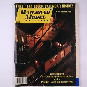 Railroad Model Craftsman Magazine Jan 1984 The Company Photographer - Picture 1 of 7