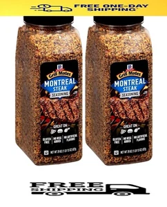 McCormick Grill Mates Montreal Steak Seasoning, 29 Oz. Select Your Count - Picture 1 of 4