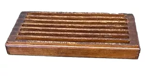 Acacia Wood 3-In-1 Trivet & Bread Crumb Catcher Tray 15.5” x 8.25” x 1.5” - Picture 1 of 4