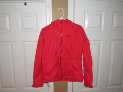 MOUNTAIN HARDWEAR Mujer Chaqueta Mediana con Capucha Nylon Forrada Palanca Cintura Coral Foto 1 de 4