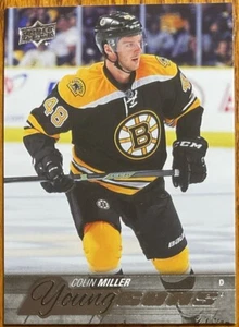 2015-16 Upper Deck Young Guns Rookie RC Colin Miller #247 Boston Bruins - Picture 1 of 2