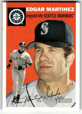 2003 Topps Heritage #197 Edgar Martinez Seattle Mariners Baseball - Image 1 of 2