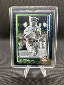 Cerchi neri ottica Donruss 2025 Prizm Lou Gehrig New York Yankees - Foto 1 di 2