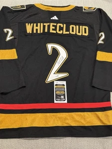 JSA COA ZACH WHITECLOUD signed handsigniert Vegas Golden Knights Hockey Trikot - Bild 1 von 2