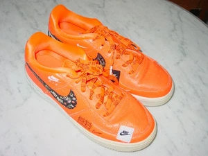 2018 Nike Air Force One Low "Just Do It" PRM AO3977-800 Orange Halbschuhe Größe 6Y - Bild 1 von 20