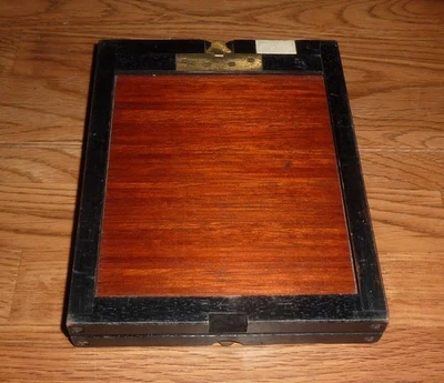 1 CADRE CHASSI EN BOIS A GLISSIERES POUR APPAREILS PHOTOS ANCIENS 12 X 15.9 - Photo 1/4