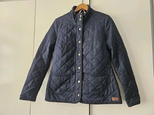 Fat Face Navy Blue Padded Jacket Size 10 - Picture 1 of 14