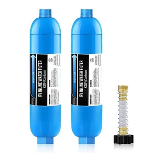 RV Inline Marine Wasserfilter, reduziert Chlor, schlechten Geschmack, Geruch für Wohnmobile, NSF... - Bild 1 von 7