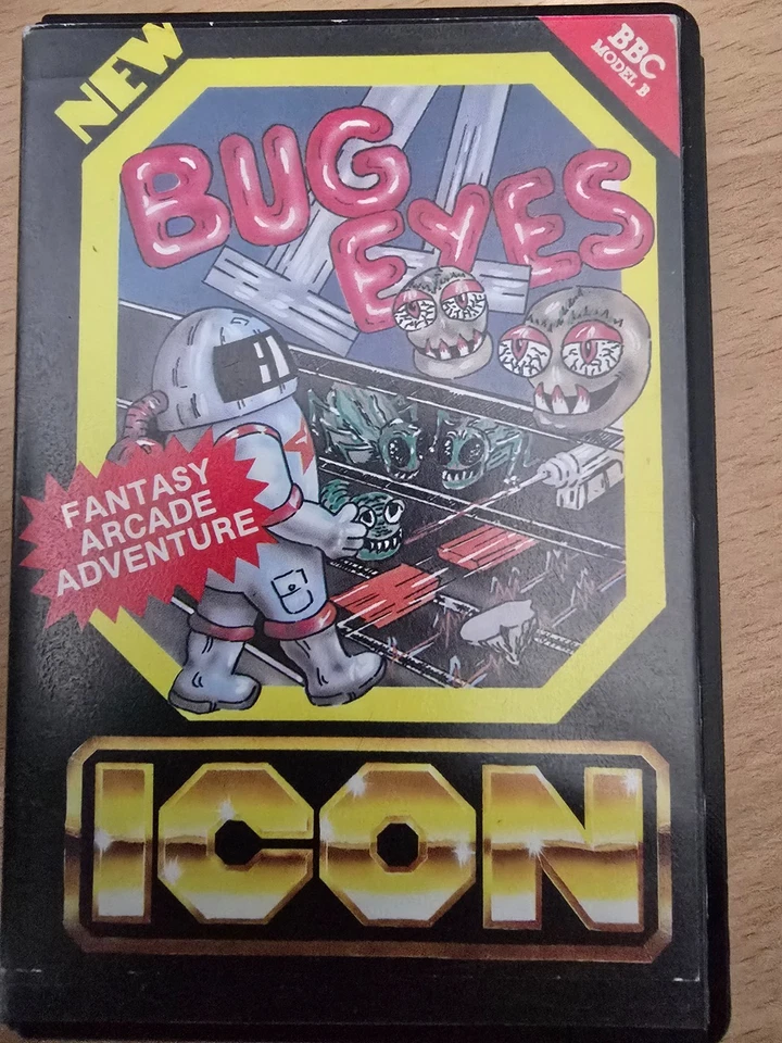 Bug Eyes - Icon Software - BBC MICRO TAPE - Image 1 of 1