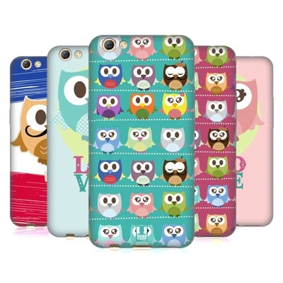 HEAD CASE DESIGNS KAWAII OWL SOFT GEL CASE FOR OPPO PHONES - Image 1 of 4