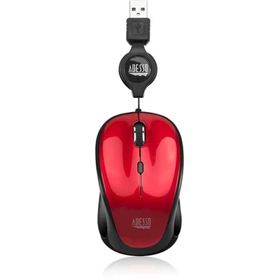 Adesso iMouse S8R - USB Illuminated Retractable Mini Mouse (IMOUSES8R) - Image 1 of 4