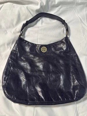 Сумка хобо Tory Burch черная кожа - Изображение 1 из 4