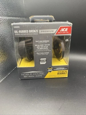 ACE Oil Rubbed Bronze Keyed One Side Deadbolt  (5366828) FS - Image 1 of 4