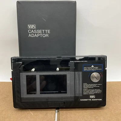 VHS-C to VHS Cassette Tape Adapter Play Compact VHS VCR  - Image 1 of 4