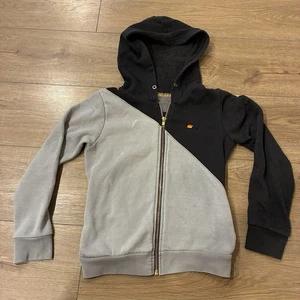 Aviator Nation Gray and Black Hoodie Sweatshirt , Kids Size 12 Full Zip Unisex - Picture 1 of 9