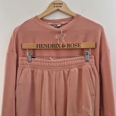 PUMA Pink Tracksuit Women Pullover Jumper & Joggers - Image 1 of 4