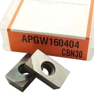 2 Stück APGW160404 CBN30 CNC Hartmetall Fräseinsätze für hochharten Stahl APGW - Bild 1 von 4