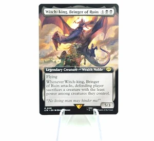 El Señor Mágico de los Anillos Rey Brujo Portador de Ruina Sin Fronteras 0391 Raro LTR - Imagen 1 de 13