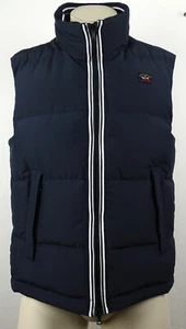 Chaleco de plumón PAUL & SHARK chaleco de hombre Down Vest Designer Navy talla M NUEVA ETIQUETA - Imagen 1 de 21