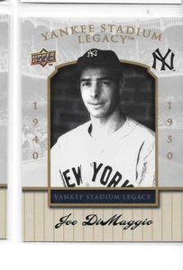 2008 Upper Deck Yankee Stadium Legacy Joe DiMaggio #22 Yankees - Picture 1 of 1