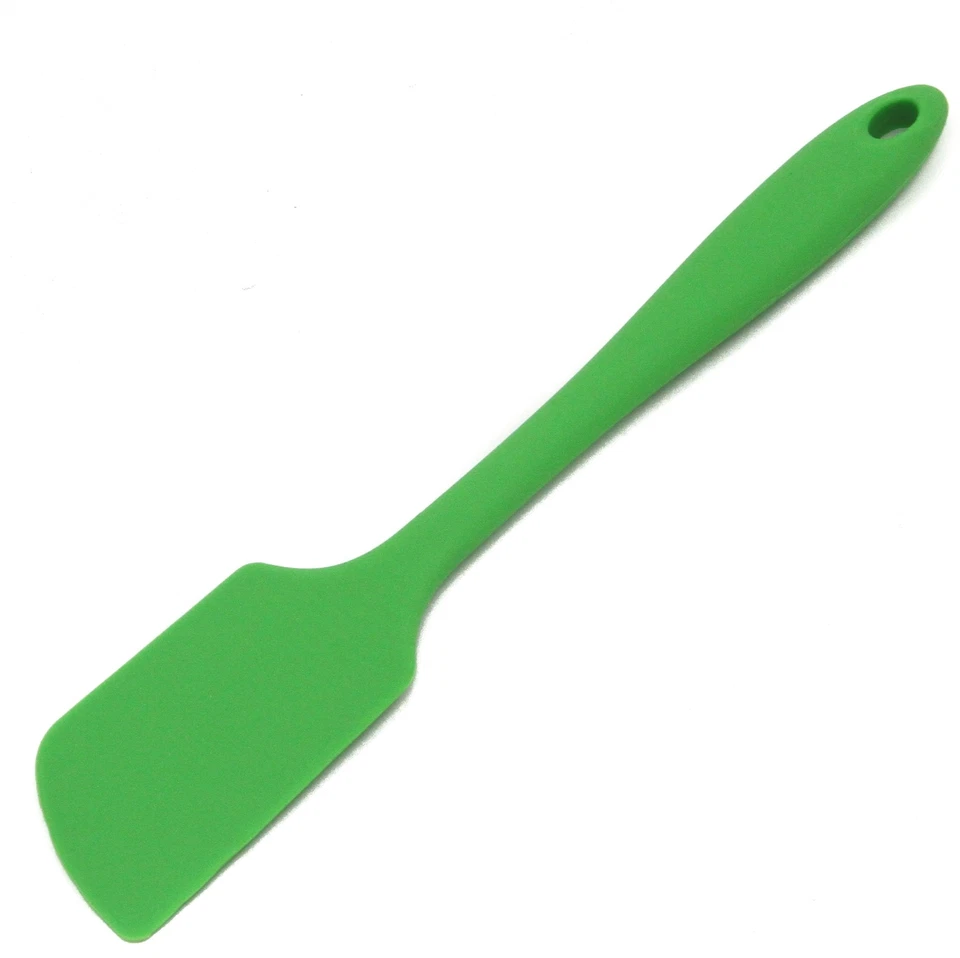 Chef Craft Premium Quality Silicone Scraping 11" Scraper Spatula, Green - Image 1 of 1