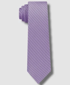 $70 Dkny Men's Purple Street Unsolid Solid Tonal Silk Neck-Tie Size 58 x 2.75 - Picture 1 of 1